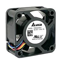 Delta Electronics, Inc. EFB0424HD-CP5 Axial DC Axial Fan, 40x40x20mm, 24VDC, 7.494CFM, 1.2W, 31dBA, 7600RPM, Tach/PWM, IP55