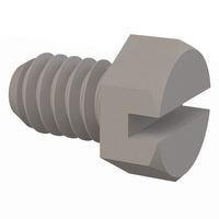 Essentra Components 012520X037 Hex Slotted Hex Slotted Screw, 1/4-20 Thread, 3/8 Lg