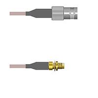 Amphenol Custom Cable Q-0B031000H048i RF Cable Assemblies BNC-SJB/SMA-SJB G142 48I