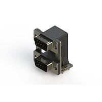EDAC 661-009-364-030 Dual Port D-Sub Connectors Right-angle Dual Port D-Sub Connector