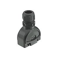 HARTING 19411160423 Hoods HAN ECO 16B TOP ENT HOOD W/ CABLE GLAND