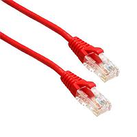 Amphenol Cables on Demand MP-64RJ4528GR-003 Cat 6 UTP SLIM CAT6 28AWG RED 3FT