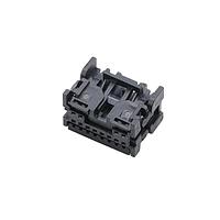Molex 34824-1124 Housings MINI50 CONN RCPT 1 2CKT BR NP BLK POL A