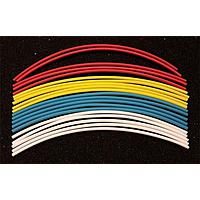 Twin Industries HS015 Heat Shrink Tubing Heat Srhink Tubing; 2:1 shrink.  PO material, 20 pieces; 6" length; 1.5mm diameter