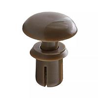 Essentra Components SRHR-4070 Snap Snap Rvt,Hg Tmp,Tan,.177 in-.217 in Hld