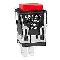 NKK Switches LB15SKW01-1C-C Pushbutton Switches STD SIZE PUSHBUTTON ILLUMINATED/SNAP-IN