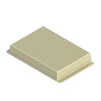 Serpac WM071RI,AL Wall Mount 6.88 x 4.88 x 1.11 ALMOND