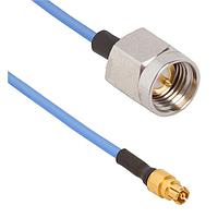 Amphenol SV Microwave MSSMA-047SF-FSSMPM-180 RF Cable Assemblies SMA Straight M SMPMStraight F 18"Cable