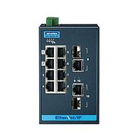 Advantech EKI-5629C-EI-AE Managed Ethernet Switches 8FE+2G Ind. Switch with EtherNet/IP.