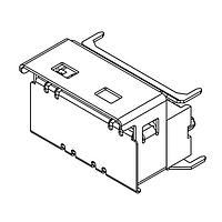 Amphenol Commercial Products U10E038350T Receptacles SlimSAS X4 Vertical Low profile, 15U" Gold plating, Latch pin length=3.0mm, 24G, T&R packing