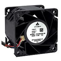 Delta Electronics, Inc. PFC0648SE-00P8 Tubeaxial Fan, 60x60x38mm, 48VDC, 65.35CFM, 69dBA, 17000RPM, 3.503inchH2O, Tach, PWM, IP68