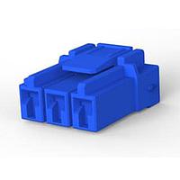 AMP Connectors - TE Connectivity 1747995-3 Power to the Board GHC EYELET 6.2 3POS PLUG HOUSING BLUE