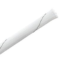 HellermannTyton 170-03101 Expandable Plenum Rated Expandable Braided Sleeving (Halar), 0.25" Dia, White, 200 ft/reel
