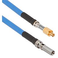 Amphenol SV Microwave MV67.3SMPS-085-FV67.3SMPS-180 RF Cable Assemblies VITA 67.3 SMPS VITA 67.3 SMPS 18"Cable
