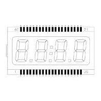 Lumex LCD-S401C71TR LCD Numeric Display Modules .71" 4 Digit TN REF