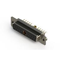 EDAC 628-21W1624-3N2 Mixed Contact D-Sub Connectors Vertical Combo Dsub