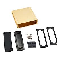Bud Industries EXN-23354-GD PCB Enclosure Extruded Aluminum Enclosure Gold (1.4 X 4.5 X 4.7 In)