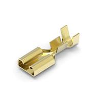 AMP Connectors - TE Connectivity 60634-1 Receptacle RCPT 18-14 AWG .250 BRASS