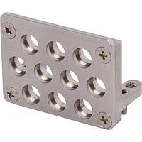 Amphenol SV Microwave 9311-60220 Multi-Port Connectors SMPM  10 PORT MODULE C PLUG IN