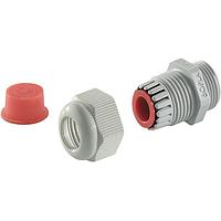 BOPLA 10000710 Cable Glands, Strain Reliefs & Cord Grips PLUG, BLANK, VS BF 29, POLYETHYLENE, RED