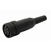 Amphenol Tuchel T 3275 991 Connectors PLASTIC FEMALE STRT 3C SILVER 4-6MM