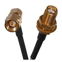 Johnson / Cinch Connectivity Solutions 415-0074-024 RF Cable Assemblies RA PLG-STR BLKHD JK RG-316 24"