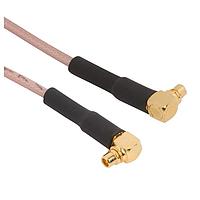 Amphenol RF 265104-08-06.00 RF Cable Assemblies MMCX R/A Plug to R/A Plug RG-178 Cble 6in