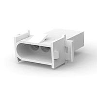 AMP Connectors - TE Connectivity 1-350347-0 Receptacle Housings Housing, Receptacle, Crimp, Wire-to-Panel / Wire-to-Wire, UL 94V-2, 3 Position