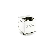 Pulse Electronics JX3V-9015NLT Connectors CONN,RJ45,TOP ENTRY,1GD(Vdr), 1:1 PIP , Y/G LED, T&R