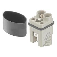 HARTING 09120022652 Inserts MALE INSERT 2 POLE SCW TERM