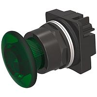 SIEMENS 52BP2XS Mushroom OPER,NEMA4X,2POS,MTD,FULL ILL GRN