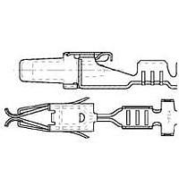 AMP Connectors - TE Connectivity 144432-1 (Cut Strip) Contact TIMER RECEPT Cut Strip of 100