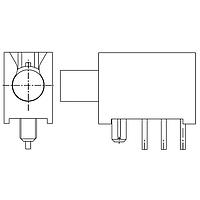 Dialight 551-3009-803F LED Circuit Board Indicators 3mm CBI RTANGLE R-G RVPOL.125