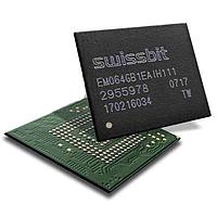Swissbit SFEM064GB2ED1TB-I-CE-121-STD eMMC Industrial Embedded MMC, EM-30 (153-b), 64 GB, 3D TLC Flash, -40C to +85C