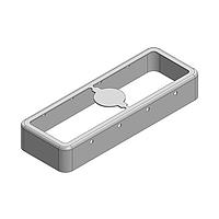 Masach Tech MS488-10F-NS EMI/RFI Shield Frame, Two-Piece 48.8 x 17.3 x 7.5mm Two-piece Drawn-Seamless RF Shield/EMI Shield FRAME (Nickel-Silver)