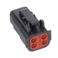 DEUTSCH - TE Connectivity DTMH06-4SA 4-Way 4P DTMH PLUG ASM KEY A