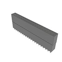 Samtec ESQ-120-58-L-D Sockets Elevated Socket Strip, 0.100" Pitch