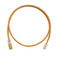 Panduit UTPKCH10OR Cat 5e Keyed Copper Patch Cord, Cat 5e, Orange