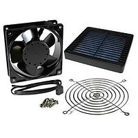 Hammond Manufacturing DNFF150BK115 Racks & Rack Cabinets FAN & FILTER KIT, 150mm, BLACK