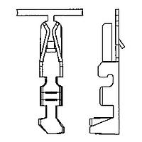 Hirose Electric DF1E-2022SCFA Contacts CRIMP CONTACT