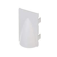 Panduit CHBHIW Wire Ducting & Raceways Hooded Frame Faceplate Insert, Off White