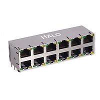 HALO Electronics HCJ26-804SK-L12 Stacked Shielded 2X6 Stacked RJ45 G/Y LED