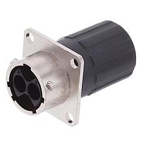 Amphenol SINE Systems RT00122PNHEC Connectors Receptacle, Square Flange, 4 (2+2) Position, Male Shell Size 12