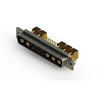 EDAC 629-17W5640-7N2 Mixed Contact D-Sub Connectors Right-angle Power Combo D-Sub Connector