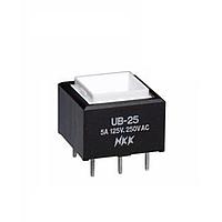 NKK Switches UB25SKW03N Sealed DPDT ON-(ON) AG PC
