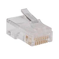 Tripp Lite N030-100 Modular Connectors / Ethernet Connectors RJ45 Plug for Solid Conductor Cat5e Cbl