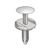 Essentra Components 495208 Push-In Rivet P/LOCK RIVET HOLE7 PAN9-13
