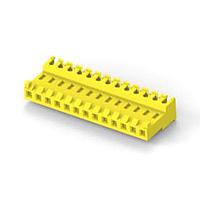 AMP Connectors - TE Connectivity 4-644466-3 Receptacle Assembly 13P MTA156 CONN ASSY 20AWG YEL