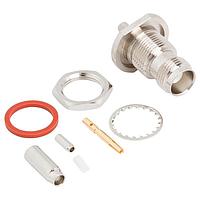 Amphenol RF 031-2318 Connectors BLHD JCK 174 316 Ni REAR MOUNT