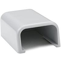 HellermannTyton TSR1W-36 Wire Ducting & Raceways End Cap, 3/4", PVC, White, 10 Individual/bg